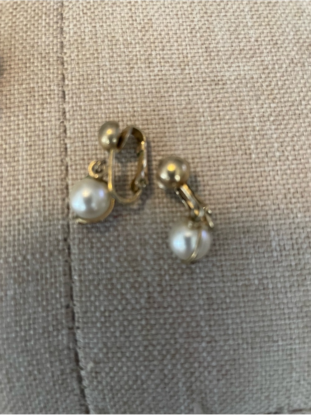 vintage clip earrings